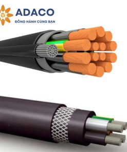 Cáp treo cần cẩu bốc dỡ container bọc cách điện PVC