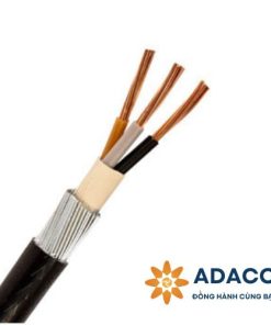 Cáp phẳng chìm 120mm có lớp dây bọc thép - 3 lõi