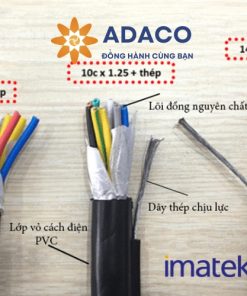 Cáp điều khiển lõi thép Imatek dùng cho cầu trục