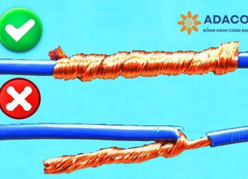 Cách nối dây điện 1 lõi