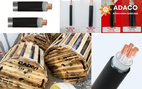 Về dây điện CXV – cấu tạo và ứng dụng của dây cáp điện CXV