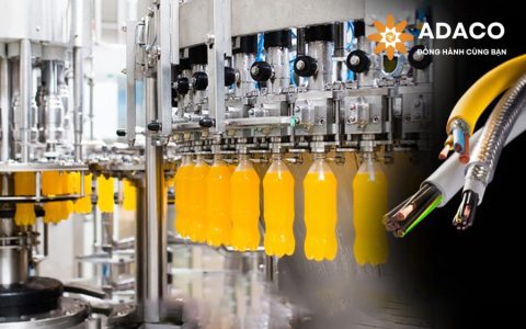 Cáp tín hiệu điều khiển dùng trong ngành chế biến thực phẩm và đồ uống